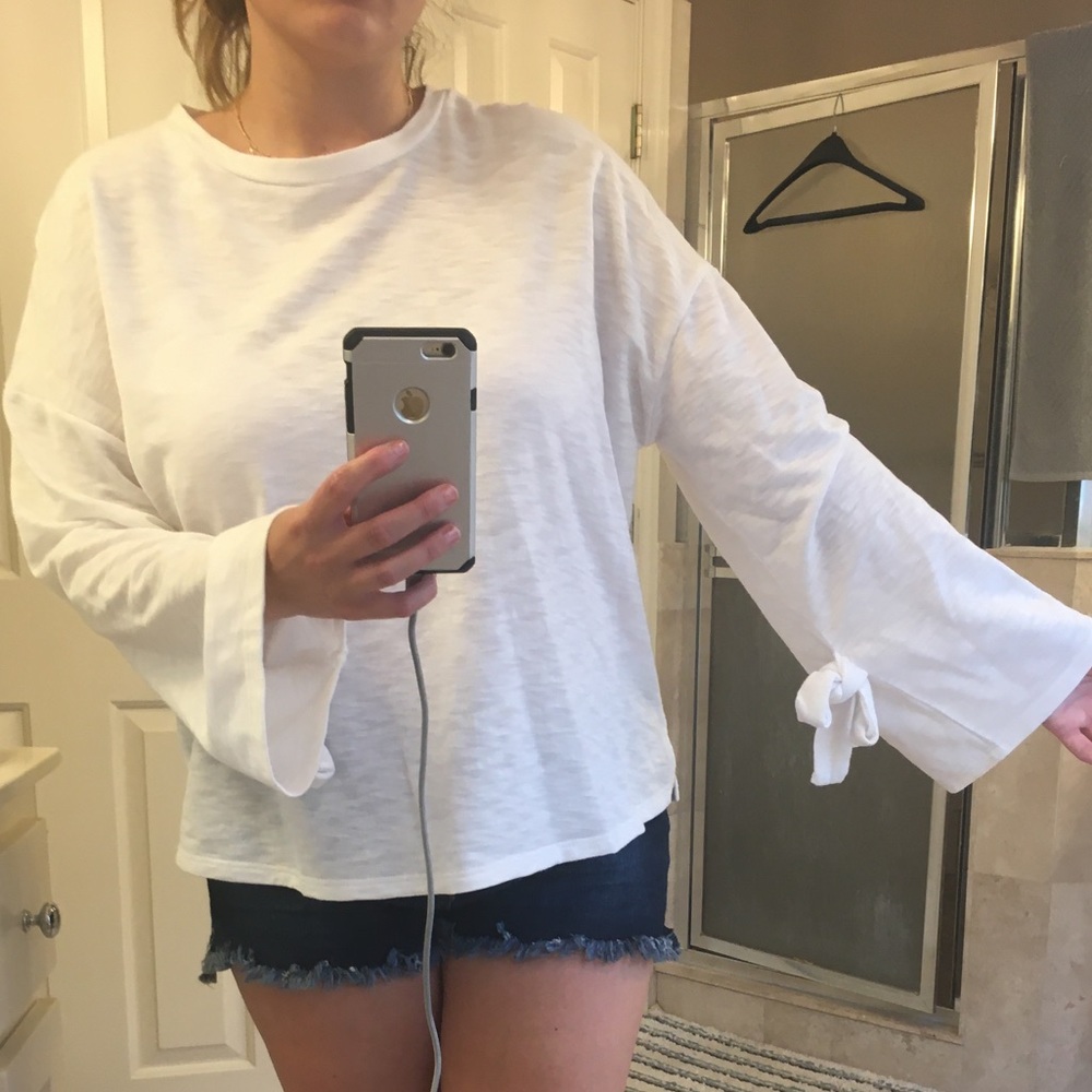 Nordstrom Glamorous Bell Sleeve Blouse